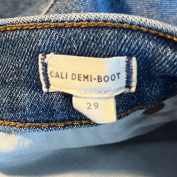 Madewell Cali Demi Boot Cut Blue Denim Jeans Size 29 - Picture 5 of 9